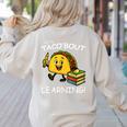 Let's Taco Bout Learning Back To School Teacher Kids Women's Sweatshirt Back Print Sand