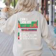 Can I Lick It Periodic Table Science Teacher Chemistry Women's Sweatshirt Back Print Sand Can I Lick It Periodic Table Science Teacher Chemistry Women's Sweatshirt Back Print Sand