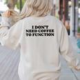 Lie Teacher Coffee Saying Humor School Women's Women's Sweatshirt Back Print Sand Lie Teacher Coffee Saying Humor School Women's Women's Sweatshirt Back Print Sand