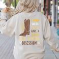 Line Dancing Choreographed Group Dancer Dance Teacher Women's Sweatshirt Back Print Sand