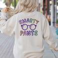Little Mr Miss SMARTY PANTS Graduation Alumni Teacher Women's Sweatshirt Back Print Sand