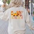Love First Grade Happy Fall Thanksgiving Women 1st Teacher Women's Sweatshirt Back Print Sand Love First Grade Happy Fall Thanksgiving Women 1st Teacher Women's Sweatshirt Back Print Sand