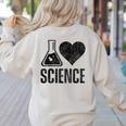 I Love Science Lover Teacher Scientist Sciences Women's Sweatshirt Back Print Sand I Love Science Lover Teacher Scientist Sciences Women's Sweatshirt Back Print Sand