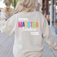 Maestra Fabulosa Bilingual Spanish Espanol Teacher School Women's Sweatshirt Back Print Sand Maestra Fabulosa Bilingual Spanish Espanol Teacher School Women's Sweatshirt Back Print Sand