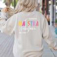 Maestra Fabulosa Maestra De EspañOl Spanish Teacher Women's Sweatshirt Back Print Sand Maestra Fabulosa Maestra De EspañOl Spanish Teacher Women's Sweatshirt Back Print Sand