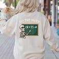 Do The Math 67 Meme Joke Halloween Skeleton Math Teacher Women's Sweatshirt Back Print Sand Do The Math 67 Meme Joke Halloween Skeleton Math Teacher Women's Sweatshirt Back Print Sand