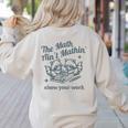 The Math Ain't Mathing Math Teacher Sarcastic Raccoon Women's Sweatshirt Back Print Sand The Math Ain't Mathing Math Teacher Sarcastic Raccoon Women's Sweatshirt Back Print Sand