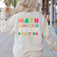 Math Gives Us Hope That Every Problem Has A Solution Teacher For Men Women Girls Kids Women's Sweatshirt Back Print Sand Math Gives Us Hope That Every Problem Has A Solution Teacher For Men Women Girls Kids Women's Sweatshirt Back Print Sand
