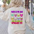 Math Teacher My Jam Here To Spread Mathematics Humor Women's Sweatshirt Back Print Sand
