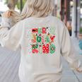 Be Merry Be Jolly Be Kind Merry Christmas Teacher Xmas PJs Women's Sweatshirt Back Print Sand Be Merry Be Jolly Be Kind Merry Christmas Teacher Xmas PJs Women's Sweatshirt Back Print Sand