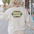 Middle School Camo Retro Back To School Teachers Women's Sweatshirt Back Print Sand Middle School Camo Retro Back To School Teachers Women's Sweatshirt Back Print Sand