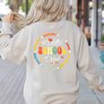 Middle School Crew Back To School For Teacher Women's Sweatshirt Back Print Sand Middle School Crew Back To School For Teacher Women's Sweatshirt Back Print Sand