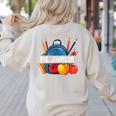 Ms Johnson Personalized Name Back To School Teacher For Men Women Kids Women's Sweatshirt Back Print Sand