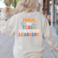 Multilingual Teacher Linguist Language ESL Teaching Women's Sweatshirt Back Print Sand