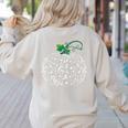 Music Notes Pumpkin Fall Music Teacher Women's Sweatshirt Back Print Sand Music Notes Pumpkin Fall Music Teacher Women's Sweatshirt Back Print Sand