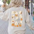 Music Teacher Orchestra Shirt Spooky Halloween Ghost Band Women's Sweatshirt Back Print Sand Music Teacher Orchestra Shirt Spooky Halloween Ghost Band Women's Sweatshirt Back Print Sand