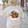 Not My First Rodeo Back To School Teacher Women's Sweatshirt Back Print Sand