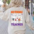Nothing Scares Me I'm A Pre-K Teacher Halloween Ghosts Women's Sweatshirt Back Print Sand Nothing Scares Me I'm A Pre-K Teacher Halloween Ghosts Women's Sweatshirt Back Print Sand