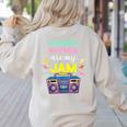 Nursery Rhymes Are My Jam 80s Retro Teachers & Students Kids Women's Sweatshirt Back Print Sand Nursery Rhymes Are My Jam 80s Retro Teachers & Students Kids Women's Sweatshirt Back Print Sand