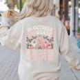 In October 2nd Grade Teachers Wear Pink Ribbon Breast Cancer Women's Sweatshirt Back Print Sand In October 2nd Grade Teachers Wear Pink Ribbon Breast Cancer Women's Sweatshirt Back Print Sand