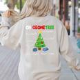 Oh Geometree Christmas Tree Geometry Math Teacher Women's Sweatshirt Back Print Sand Oh Geometree Christmas Tree Geometry Math Teacher Women's Sweatshirt Back Print Sand