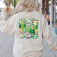 One Lucky Teacher St Patrick's Day Irish Teacher Lucky Era Women's Sweatshirt Back Print Sand One Lucky Teacher St Patrick's Day Irish Teacher Lucky Era Women's Sweatshirt Back Print Sand