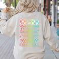 Para Tour Paraprofessional Squad Rock Teacher Back To School Women's Sweatshirt Back Print Sand Para Tour Paraprofessional Squad Rock Teacher Back To School Women's Sweatshirt Back Print Sand