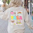 Paras Make It Possible Paraprofessional Paraeducator Teacher Women's Sweatshirt Back Print Sand