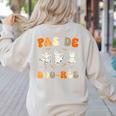 Pas De Boo-Rée Ghost Ballet Dancer Halloween Dance Teacher Women's Sweatshirt Back Print Sand Pas De Boo-Rée Ghost Ballet Dancer Halloween Dance Teacher Women's Sweatshirt Back Print Sand