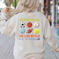 PE Teacher The More You Say Physical Education Teacher Women's Sweatshirt Back Print Sand PE Teacher The More You Say Physical Education Teacher Women's Sweatshirt Back Print Sand