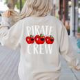 Pirate Crew Pirate Teacher Team Squad Talk Like A Pirate Day For Men Women Kids Women's Sweatshirt Back Print Sand Pirate Crew Pirate Teacher Team Squad Talk Like A Pirate Day For Men Women Kids Women's Sweatshirt Back Print Sand