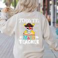 Pirate Math Teacher Skull Pirate Halloween Costume Women's Sweatshirt Back Print Sand Pirate Math Teacher Skull Pirate Halloween Costume Women's Sweatshirt Back Print Sand