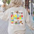 Play Is Learning Kindergarten Preschool Teacher Appreciation Women's Sweatshirt Back Print Sand Play Is Learning Kindergarten Preschool Teacher Appreciation Women's Sweatshirt Back Print Sand