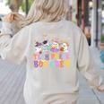 Pre-K Boo Crew Ghost Halloween Teacher Student Women's Sweatshirt Back Print Sand Pre-K Boo Crew Ghost Halloween Teacher Student Women's Sweatshirt Back Print Sand