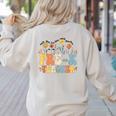 Pre-k Teacher Appreciation Teaching Wildflowers Women's Sweatshirt Back Print Sand Pre-k Teacher Appreciation Teaching Wildflowers Women's Sweatshirt Back Print Sand