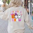 Preschool Boo Crew Preschool Halloween Costume Teacher Kid Women's Sweatshirt Back Print Sand Preschool Boo Crew Preschool Halloween Costume Teacher Kid Women's Sweatshirt Back Print Sand