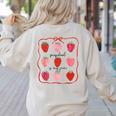 Preschool Is My Jam Strawberry Teacher First Day Of School Women's Sweatshirt Back Print Sand Preschool Is My Jam Strawberry Teacher First Day Of School Women's Sweatshirt Back Print Sand