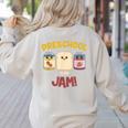 Preschool Is My Jam Teacher Shirt Women's Sweatshirt Back Print Sand Preschool Is My Jam Teacher Shirt Women's Sweatshirt Back Print Sand