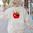 Pretend I'm A Pirate Teacher Apple Talk Like A Pirate Day Men Women Kids Women's Sweatshirt Back Print Sand