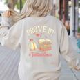 Prove It Reading Teacher Text Evidence Book Lover Student Women's Sweatshirt Back Print Sand Prove It Reading Teacher Text Evidence Book Lover Student Women's Sweatshirt Back Print Sand