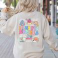 In My PTO Mom Parent Teacher Organization Back To School Women's Sweatshirt Back Print Sand