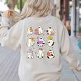 Read More Books Spooky Teacher Halloween Ghost Reading Book Women's Sweatshirt Back Print Sand Read More Books Spooky Teacher Halloween Ghost Reading Book Women's Sweatshirt Back Print Sand