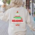 Reading Teacher Christmas Shirt Elf Christmas Cheer For Men Women Women's Sweatshirt Back Print Sand Reading Teacher Christmas Shirt Elf Christmas Cheer For Men Women Women's Sweatshirt Back Print Sand