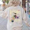 There's Room On My Broom For You Too Teacher Halloween Women's Sweatshirt Back Print Sand