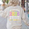 Retirement Class Of 2026 Teacher Countdown Loading Teacher Women's Sweatshirt Back Print Sand Retirement Class Of 2026 Teacher Countdown Loading Teacher Women's Sweatshirt Back Print Sand