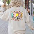 Retro ABCD Transitional Kindergarten Teacher Tour TK Teacher Women's Sweatshirt Back Print Sand Retro ABCD Transitional Kindergarten Teacher Tour TK Teacher Women's Sweatshirt Back Print Sand