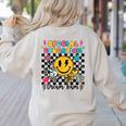Retro Special Education Squad Groovy Dream Team Teacher Women's Sweatshirt Back Print Sand Retro Special Education Squad Groovy Dream Team Teacher Women's Sweatshirt Back Print Sand