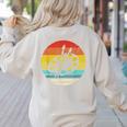 Retro Vintage Paint Palette Costume Artist Art Teacher Men Women Women's Sweatshirt Back Print Sand Retro Vintage Paint Palette Costume Artist Art Teacher Men Women Women's Sweatshirt Back Print Sand
