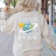 Rotation Of Earth Science Teacher Earth Day Men Women Women's Sweatshirt Back Print Sand Rotation Of Earth Science Teacher Earth Day Men Women Women's Sweatshirt Back Print Sand