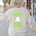 Scary Ballet Teacher Costume Halloween Lazy Easy Women's Sweatshirt Back Print Sand Scary Ballet Teacher Costume Halloween Lazy Easy Women's Sweatshirt Back Print Sand